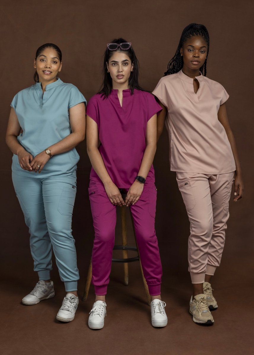 Jade Sleeve Scrub Set - Solo ScrubsSS-JSL-SPK-XS