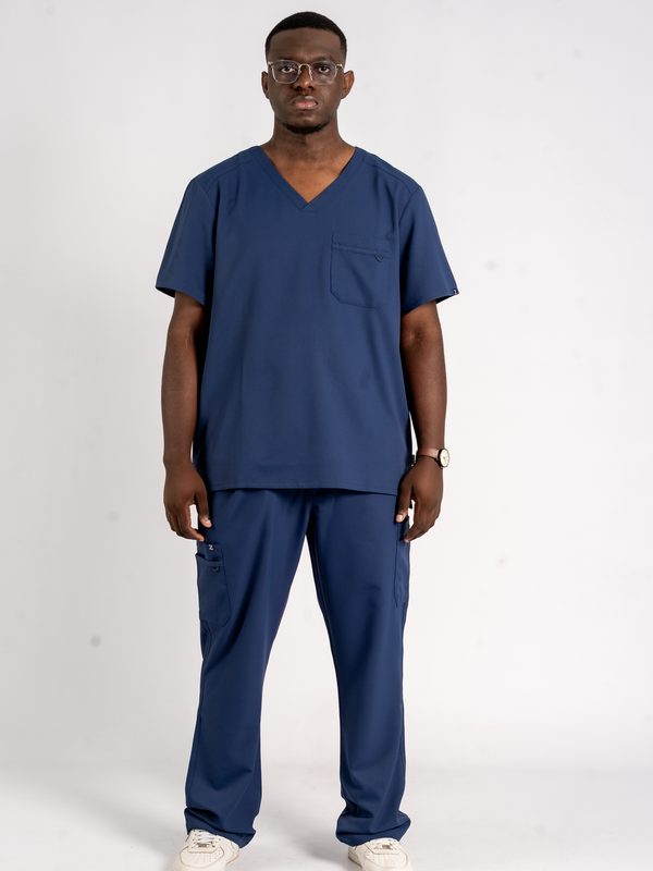 Solo Z Studio scrub set in Navy
